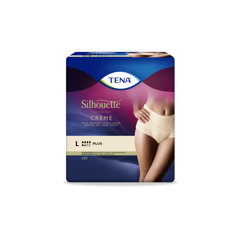 Tena Lady Pants Plus Large - 10 pull-up pants Size Large Packaging 4 packs  of 10 units