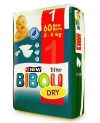 BIBOU New Born - 60 diapers