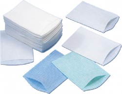 Pre-soaped disposable wash gloves 75g/m² - 156 x 230 mm
