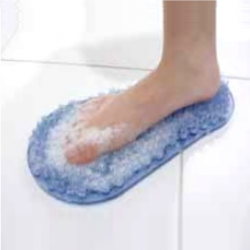 Foot bath with suction cups